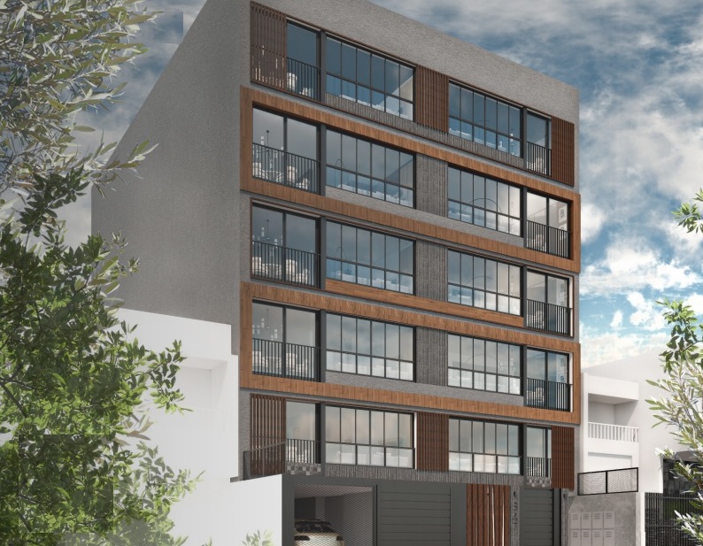Fachada del Residencial Alto Valer
